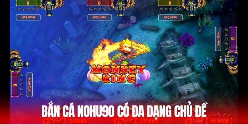Bắn cá Nohu90 có đa dạng chủ đề