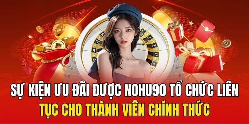 Các danh mục khuyến mãi Nohu90 khủng cho người mới