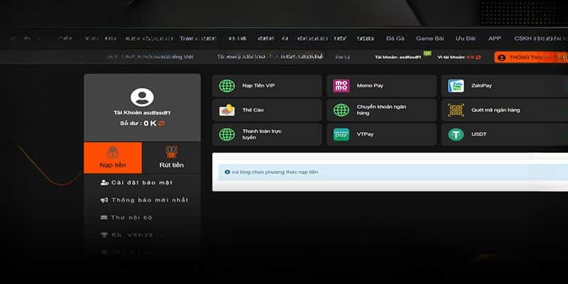 Các bước rút tiền Nohu90