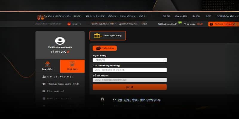 Các quy trình nạp tiền Nohu90 mới nhất 2025